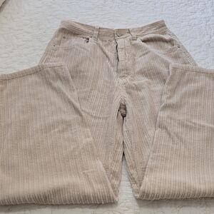 BDG Light Beige Corduroy Trousers
